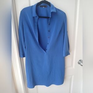 3/$15 The Limited Casual Blue Button Down Shirt